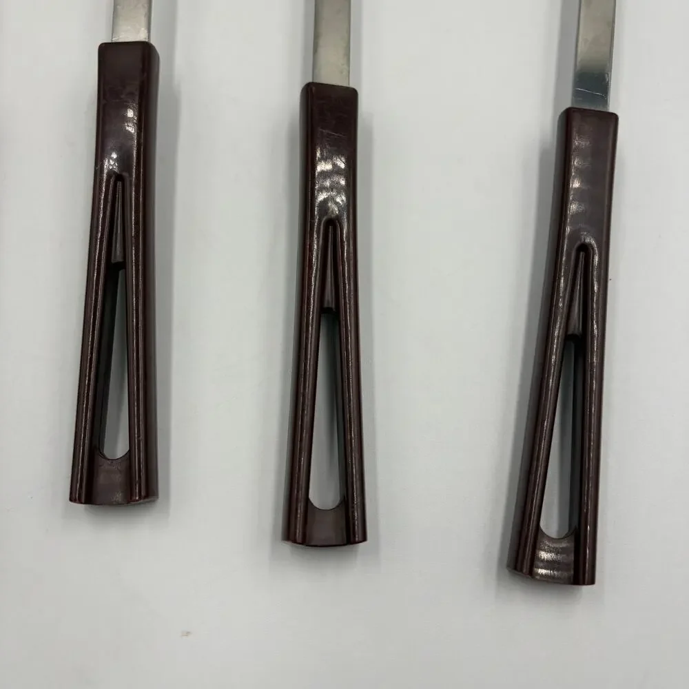 Vintage Stanhome 5 Pc Stainless Steel Kitchen Utensils Set Bakelite Handles MCM